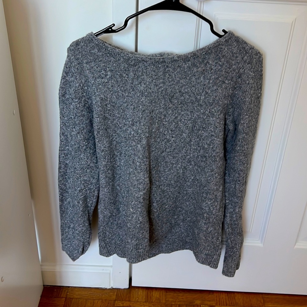 Loft sweater open back size M